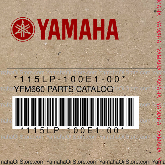 115LP-100E1-00 Original OEM YAMAHA