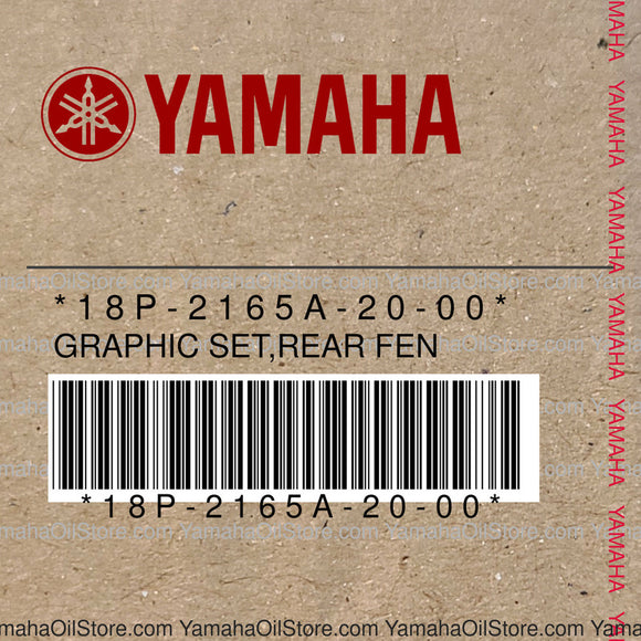 18P-2165A-20-00 Original OEM YAMAHA