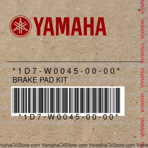 1D7-W0045-00-00 Original OEM YAMAHA