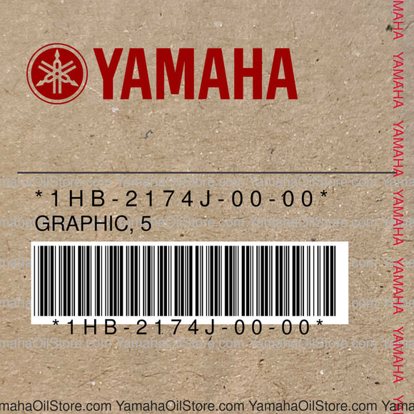 1HB-2174J-00-00 Original OEM YAMAHA