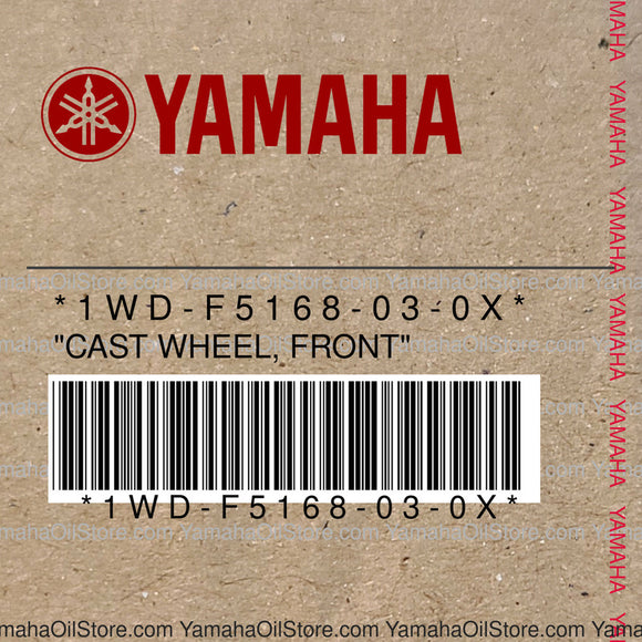 1WD-F5168-03-0X Original OEM YAMAHA