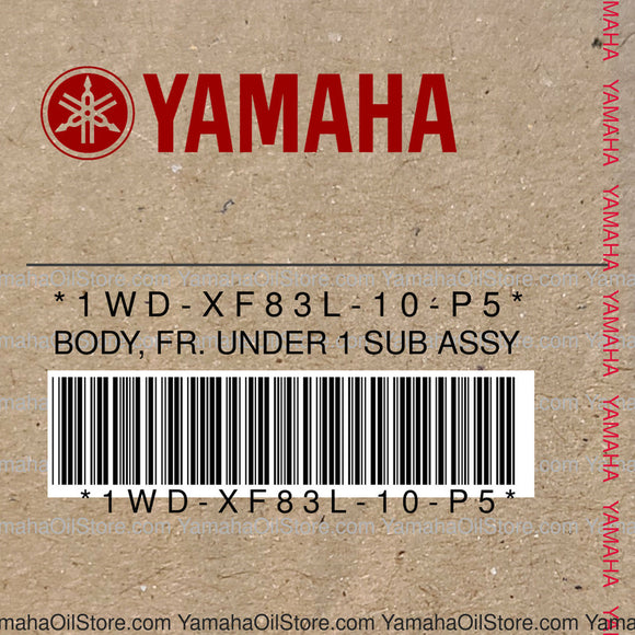 1WD-XF83L-10-P5 Original OEM YAMAHA