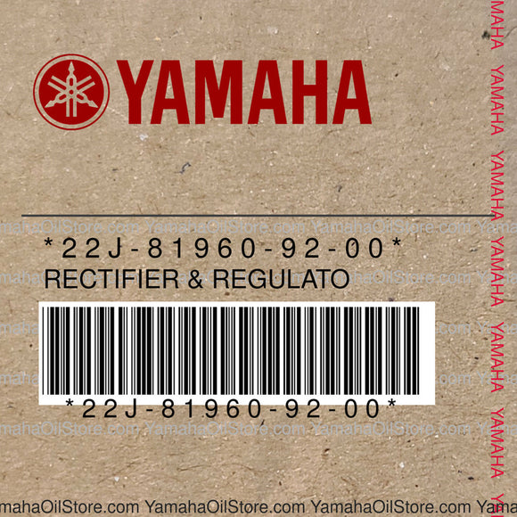 22J-81960-92-00 Original OEM YAMAHA