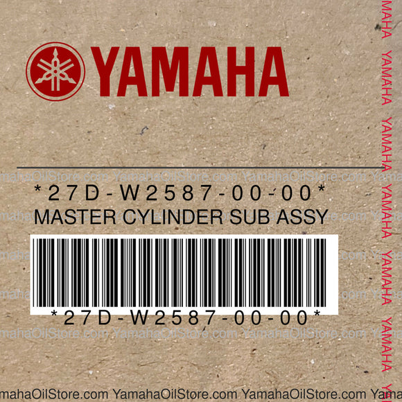 27D-W2587-00-00 Original OEM YAMAHA