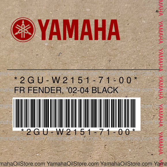 2GU-W2151-71-00 Original OEM YAMAHA