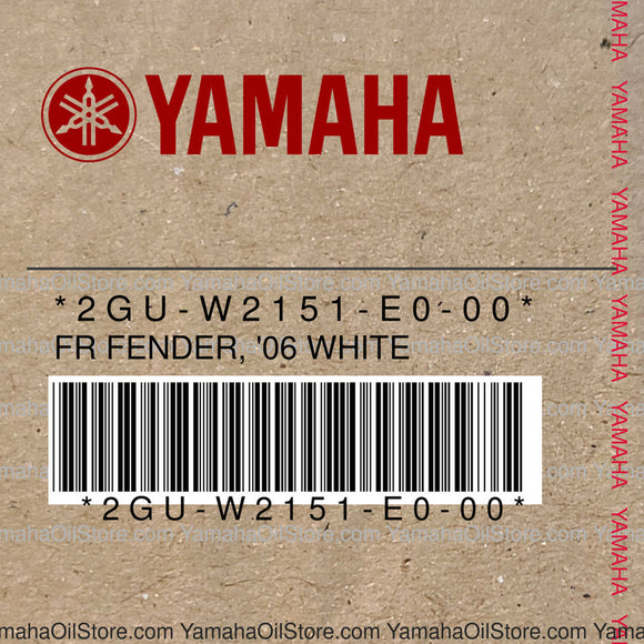 2GU-W2151-E0-00 Original OEM YAMAHA