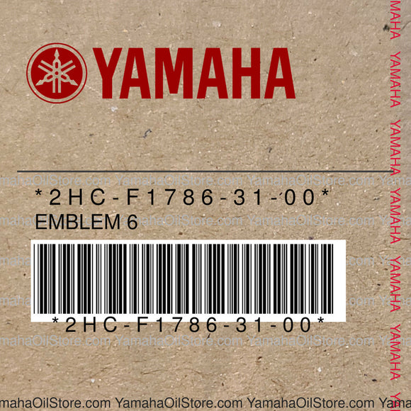 2HC-F1786-31-00 Original OEM YAMAHA