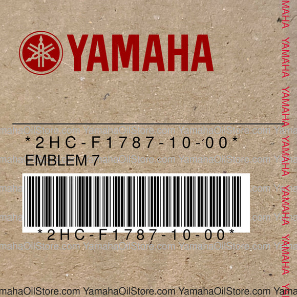 2HC-F1787-10-00 Original OEM YAMAHA