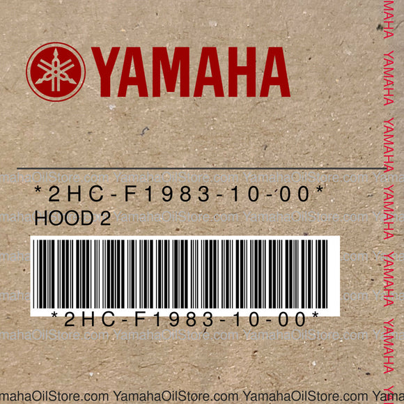 2HC-F1983-10-00 Original OEM YAMAHA