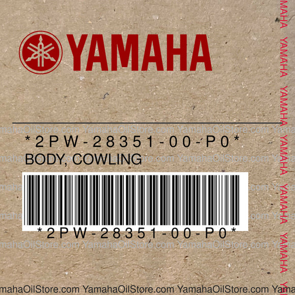 2PW-28351-00-P0 Original OEM YAMAHA