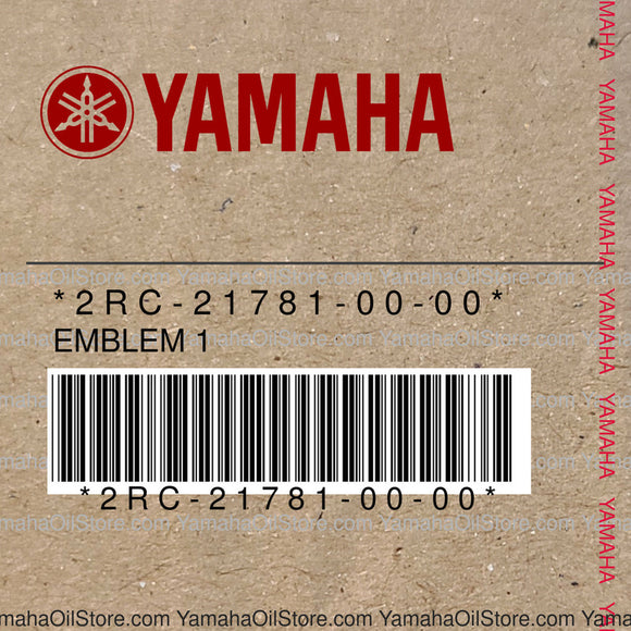 2RC-21781-00-00 Original OEM YAMAHA