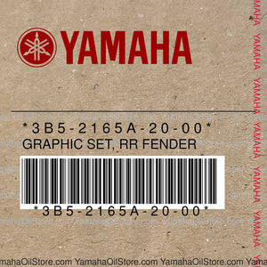 3B5-2165A-20-00 Original OEM YAMAHA