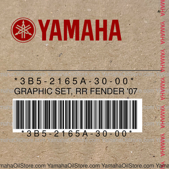 3B5-2165A-30-00 Original OEM YAMAHA