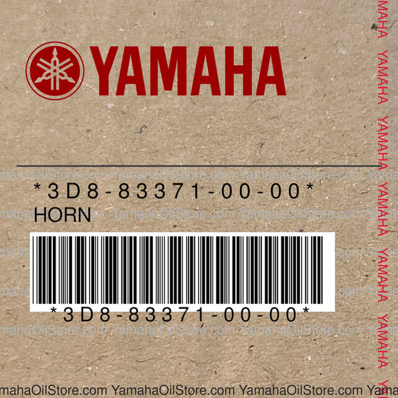 3D8-83371-00-00 Original OEM YAMAHA