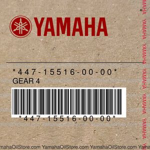 447-15516-00-00 Original OEM YAMAHA