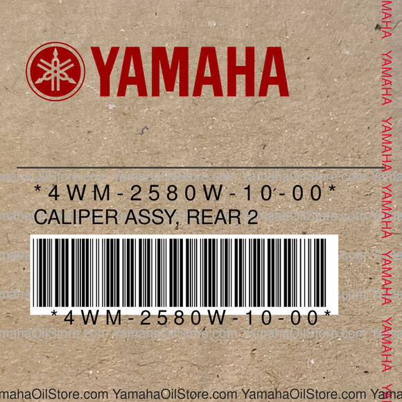 4WM-2580W-10-00 Original OEM YAMAHA