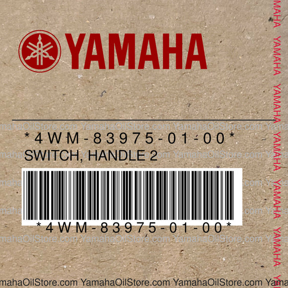 4WM-83975-01-00 Original OEM YAMAHA