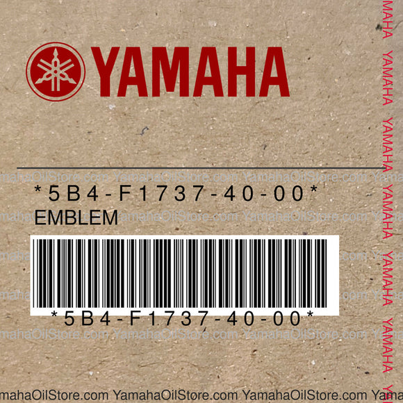 5B4-F1737-40-00 Original OEM YAMAHA