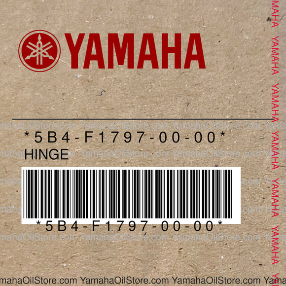 5B4-F1797-00-00 Original OEM YAMAHA