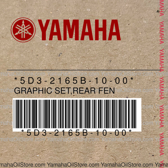 5D3-2165B-10-00 Original OEM YAMAHA