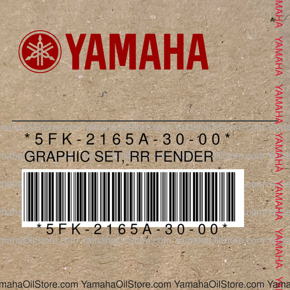 5FK-2165A-30-00 Original OEM YAMAHA