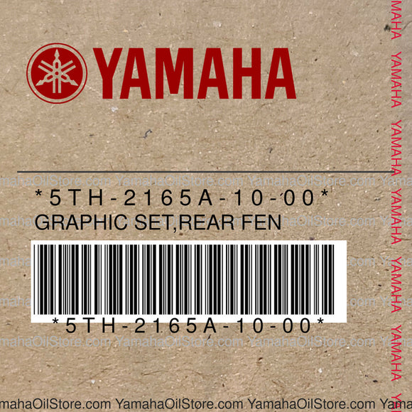 5TH-2165A-10-00 Original OEM YAMAHA