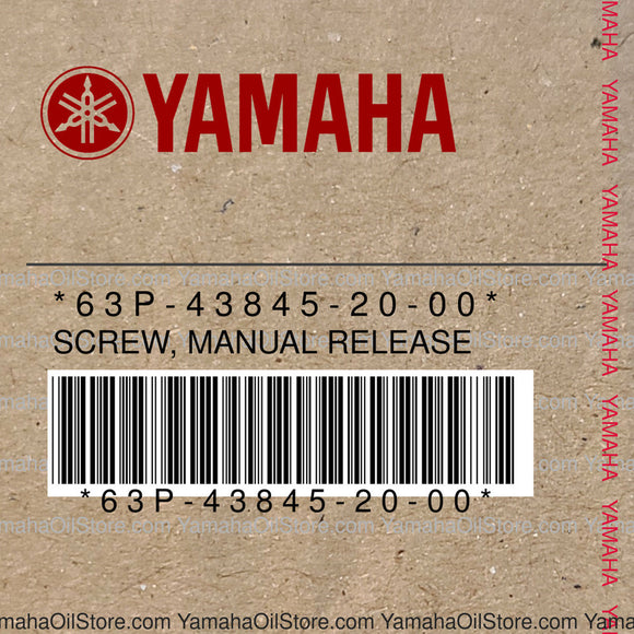 63P-43845-20-00 Original OEM YAMAHA