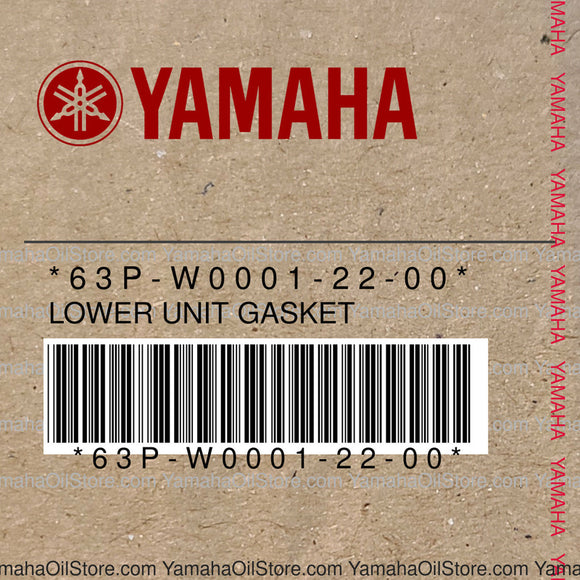 63P-W0001-22-00 Original OEM YAMAHA