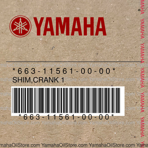 663-11561-00-00 Original OEM YAMAHA