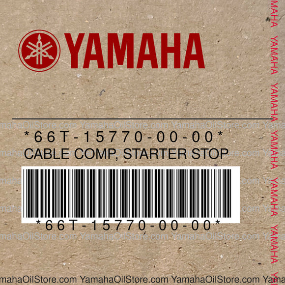 66T-15770-00-00 Original OEM YAMAHA