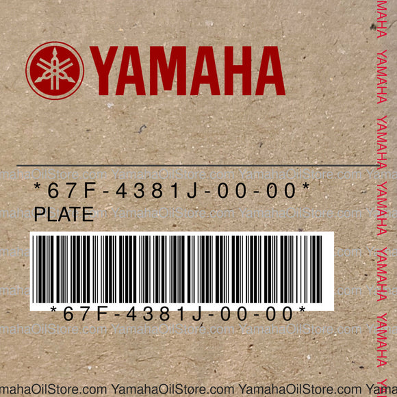 67F-4381J-00-00 Original OEM YAMAHA