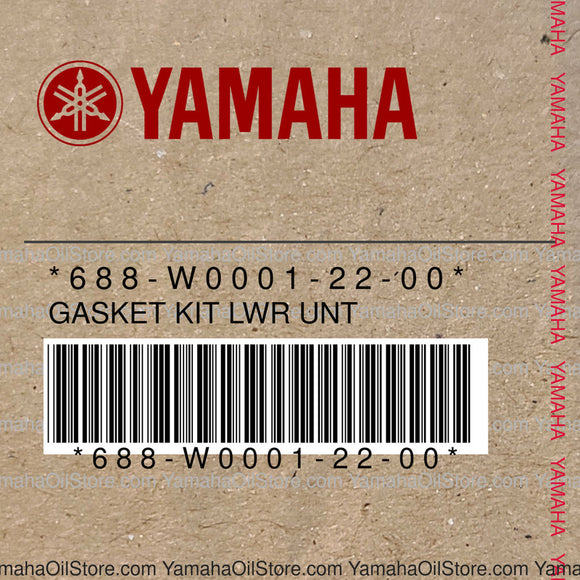 688-W0001-22-00 Original OEM YAMAHA