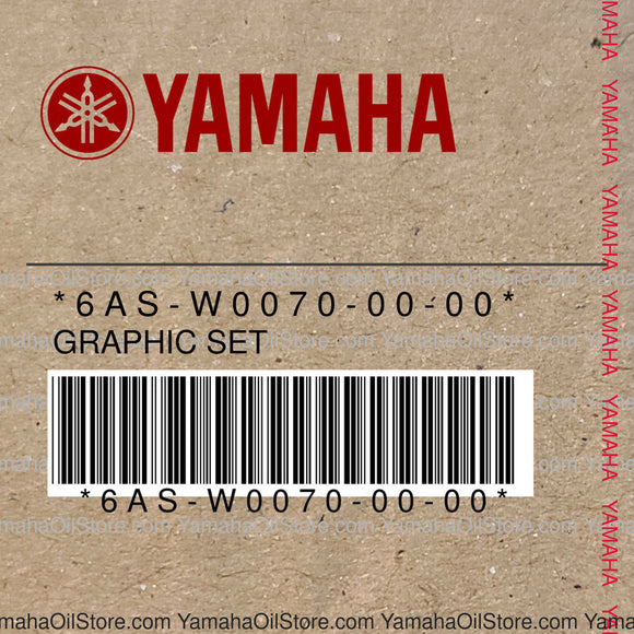 6AS-W0070-00-00 Original OEM YAMAHA