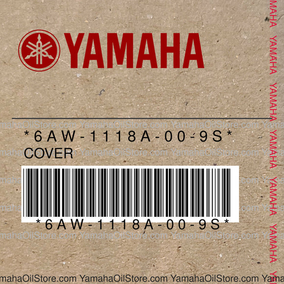6AW-1118A-00-9S Original OEM YAMAHA