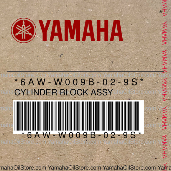 6AW-W009B-02-9S Original OEM YAMAHA