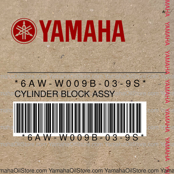 6AW-W009B-03-9S Original OEM YAMAHA