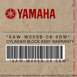 6AW-W009B-08-9SW Original OEM YAMAHA