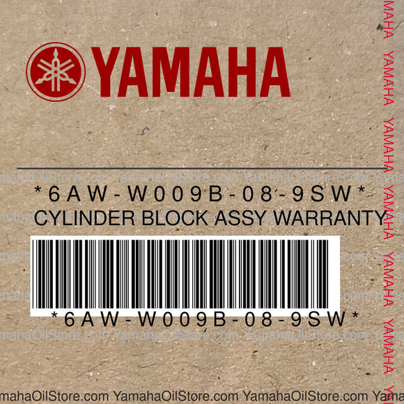 6AW-W009B-08-9SW Original OEM YAMAHA