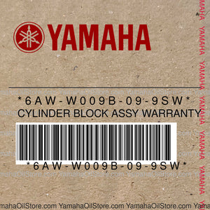 6AW-W009B-09-9SW Original OEM YAMAHA