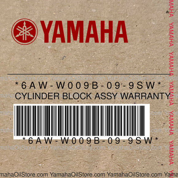 6AW-W009B-09-9SW Original OEM YAMAHA