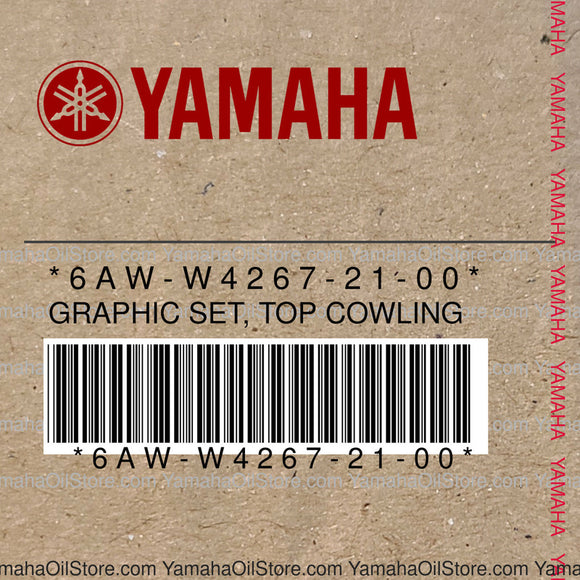 6AW-W4267-21-00 Original OEM YAMAHA