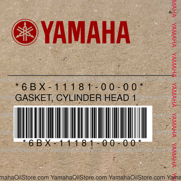 6BX-11181-00-00 Original OEM YAMAHA