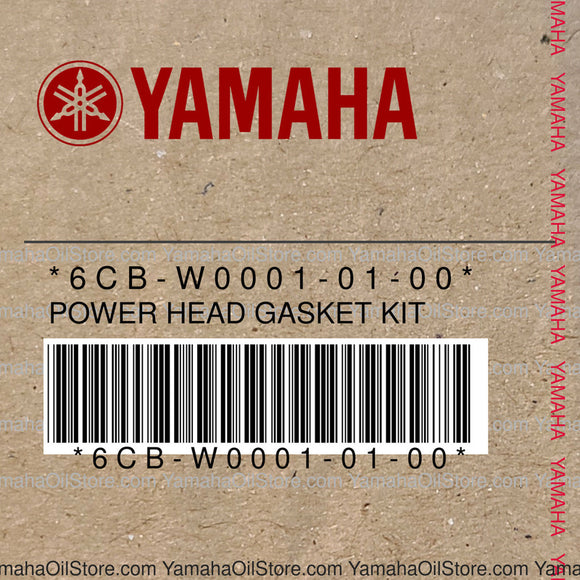 6CB-W0001-01-00 Original OEM YAMAHA