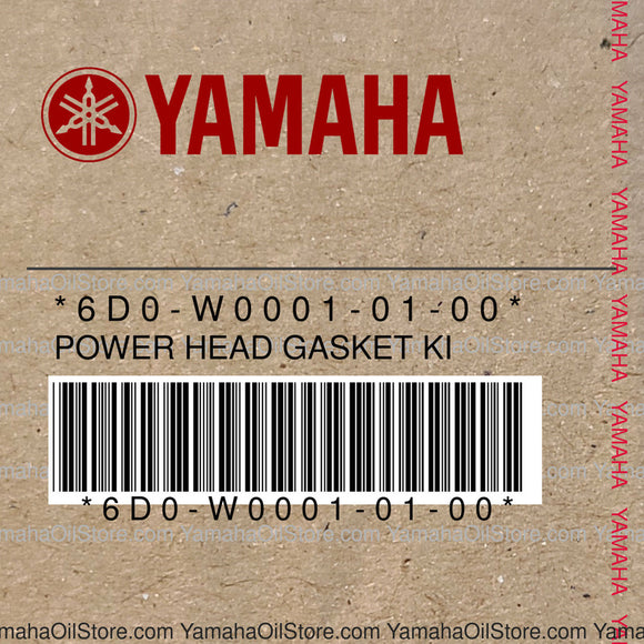 6D0-W0001-01-00 Original OEM YAMAHA