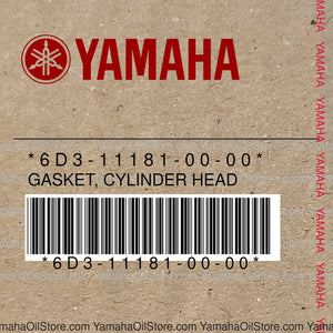 6D3-11181-00-00 Original OEM YAMAHA