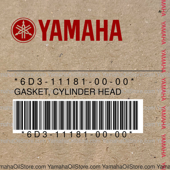 6D3-11181-00-00 Original OEM YAMAHA