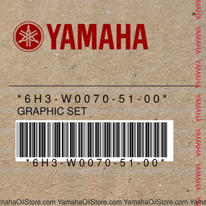 6H3-W0070-51-00 Original OEM YAMAHA