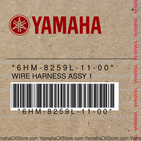 6HM-8259L-11-00 Original OEM YAMAHA