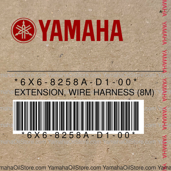 6X6-8258A-D1-00 Original OEM YAMAHA