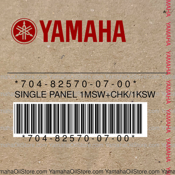 704-82570-07-00 Original OEM YAMAHA